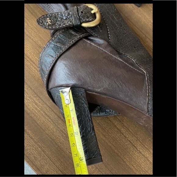 Henry Beguelin brown leather boots size 7 - Picture 11 of 11